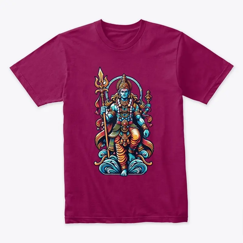 Hindu Deity Kartikeya Design 4