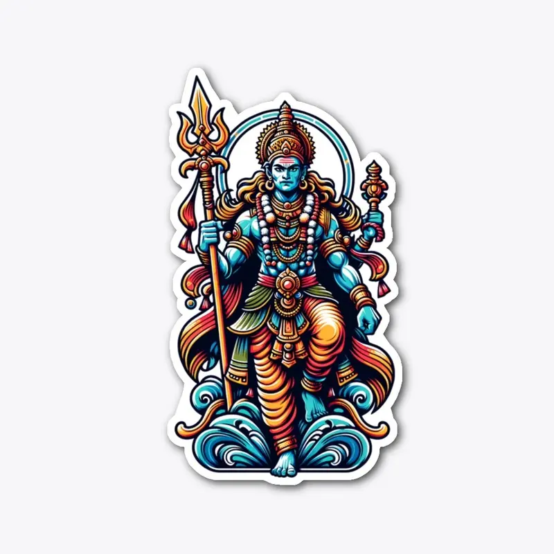 Hindu Deity Kartikeya Design 4