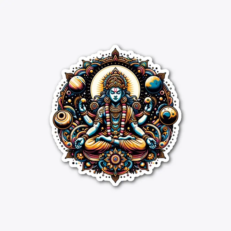 Hindu Deity Vishnu Design 4